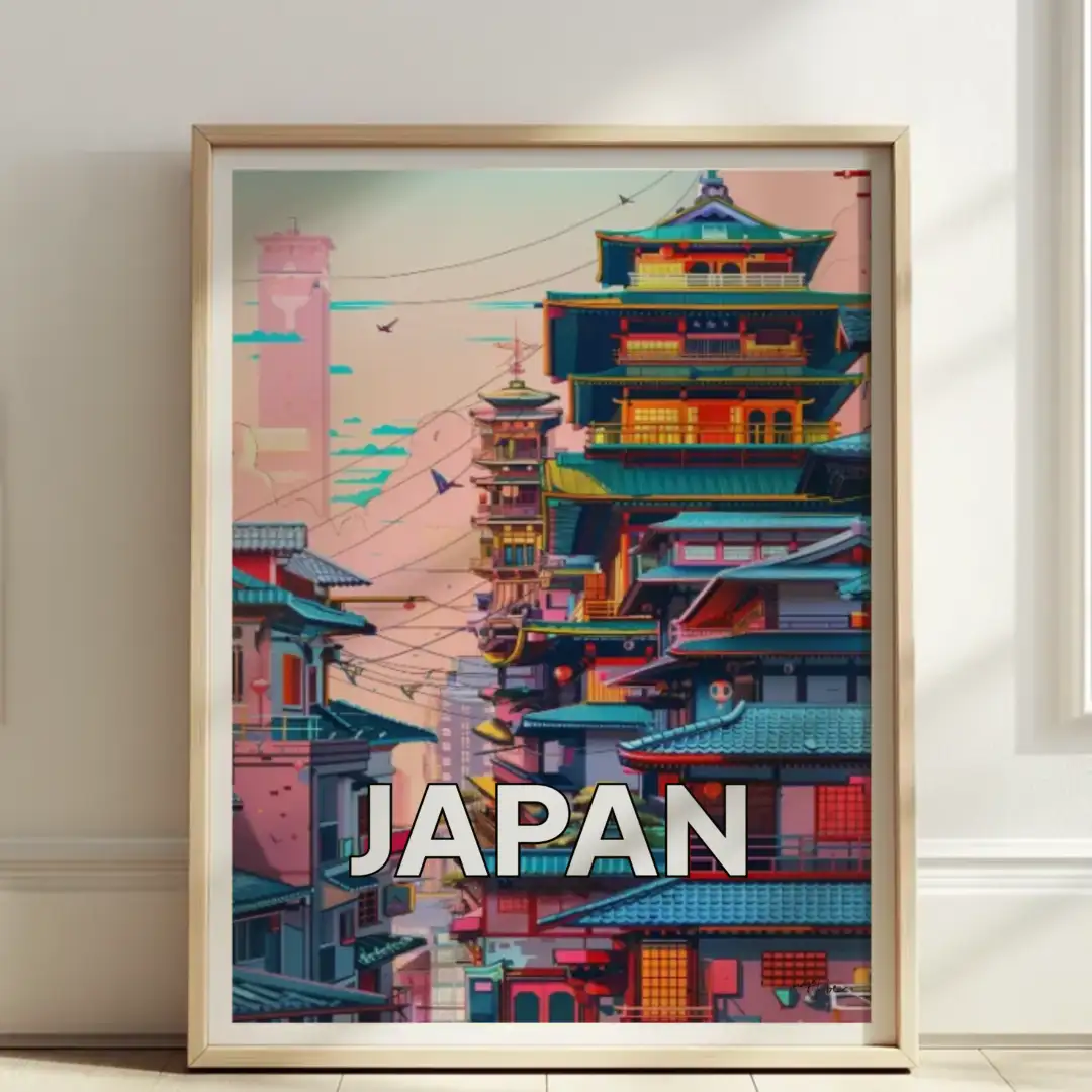 Poster Futuristic tokyo