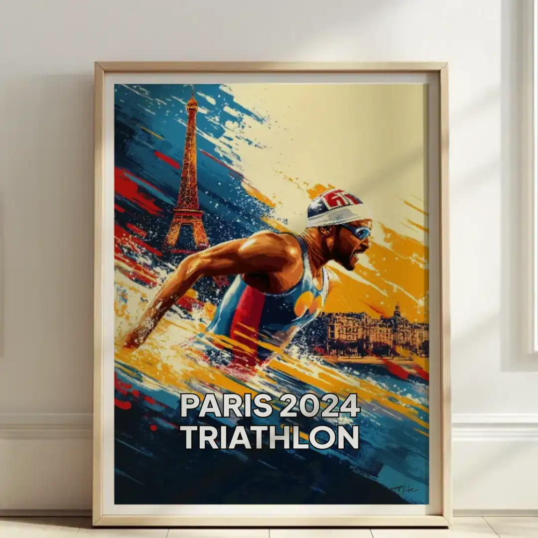 Poster Triathlon Paris 2024