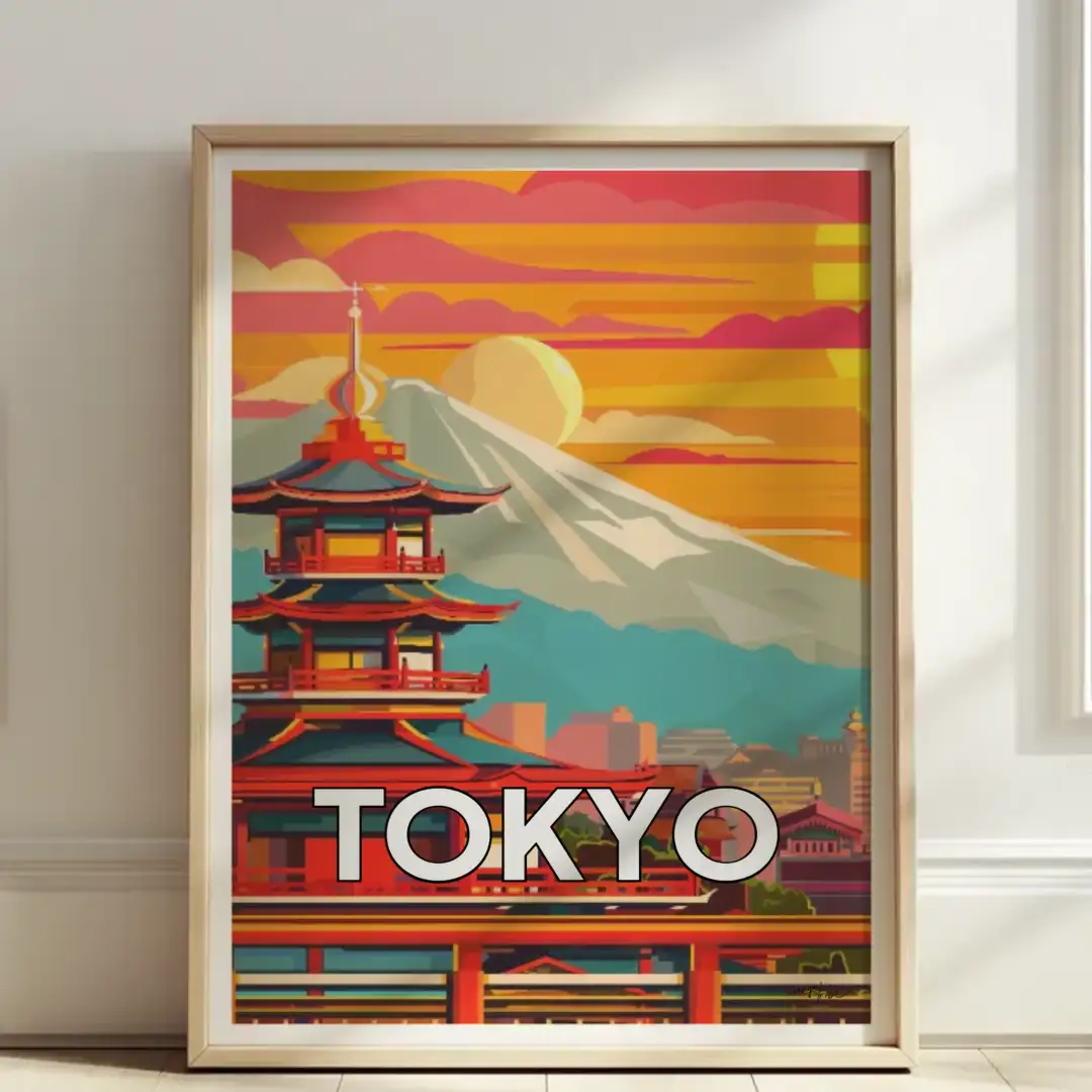 Poster Tokyo Pagoda