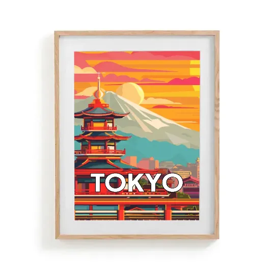 Poster Tokyo Pagoda