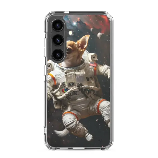 Samsung phone case Space dog