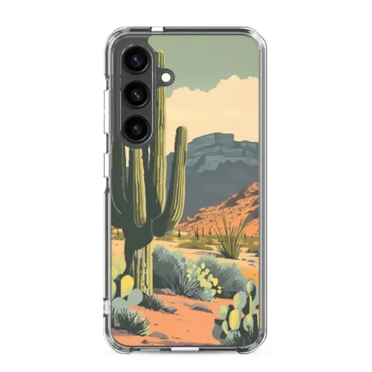 Samsung phone case Cactus in the desert