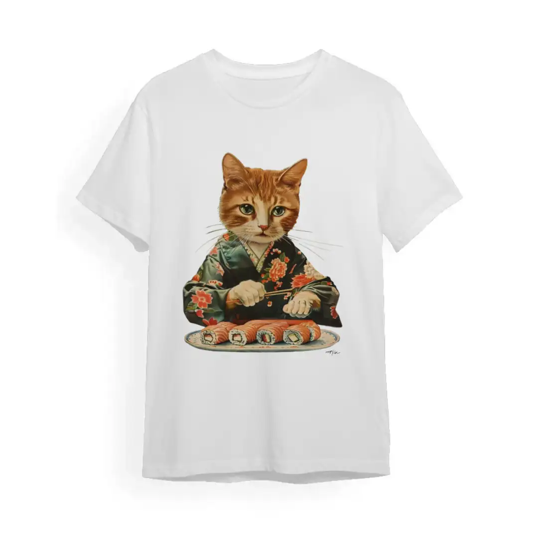 Men's T-shirt Sushi cat 2
