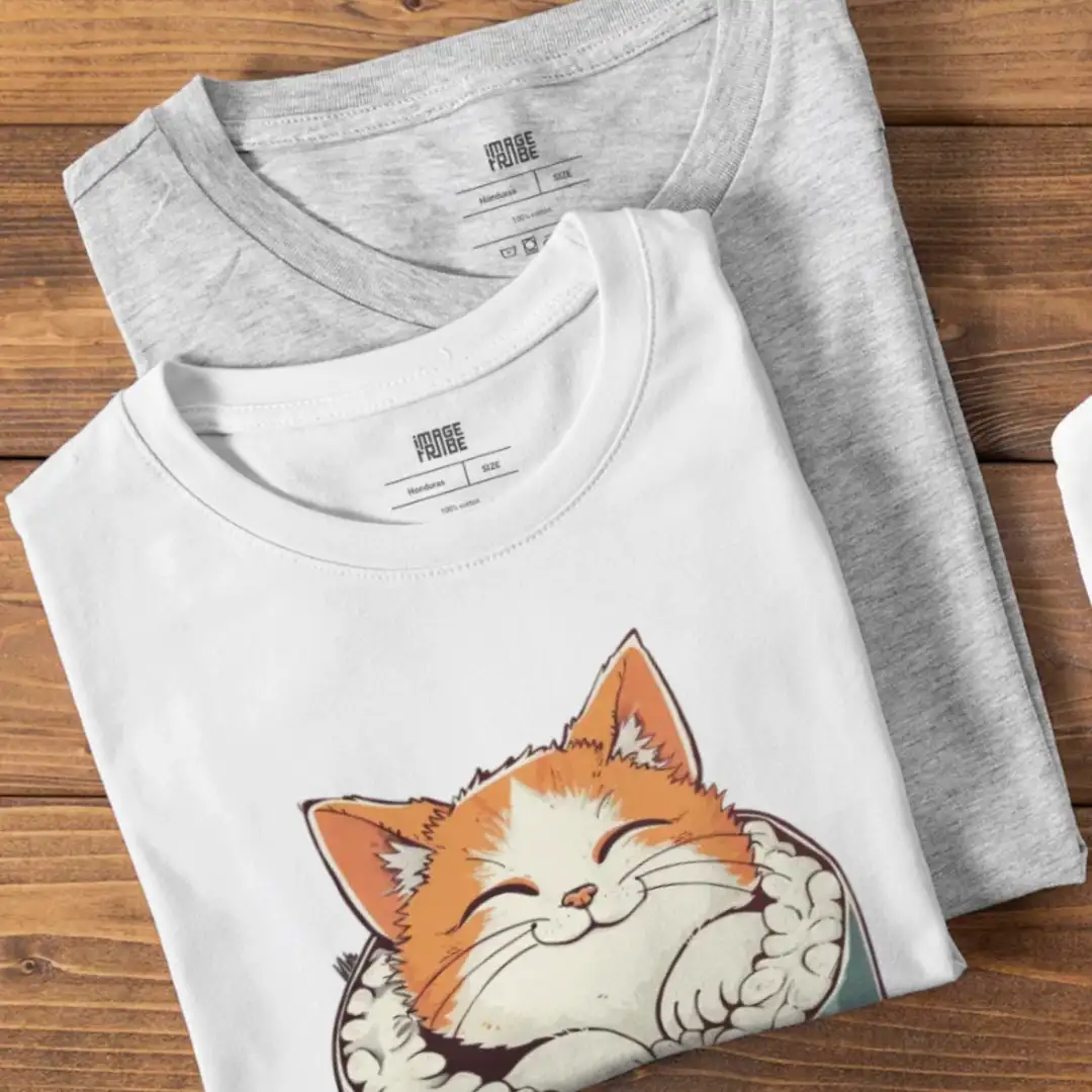 Men's T-shirt Maki cat
