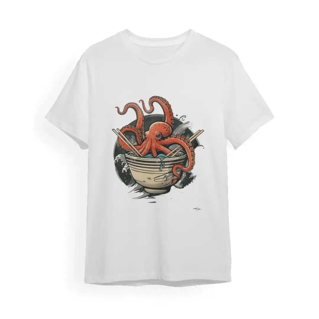 Men's T-shirt Octopus bowl