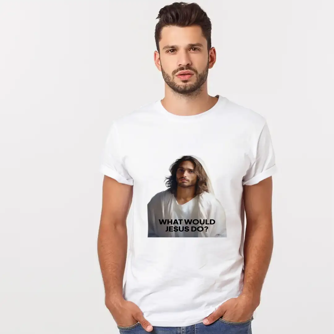 Men's T-shirt What would jesus do?