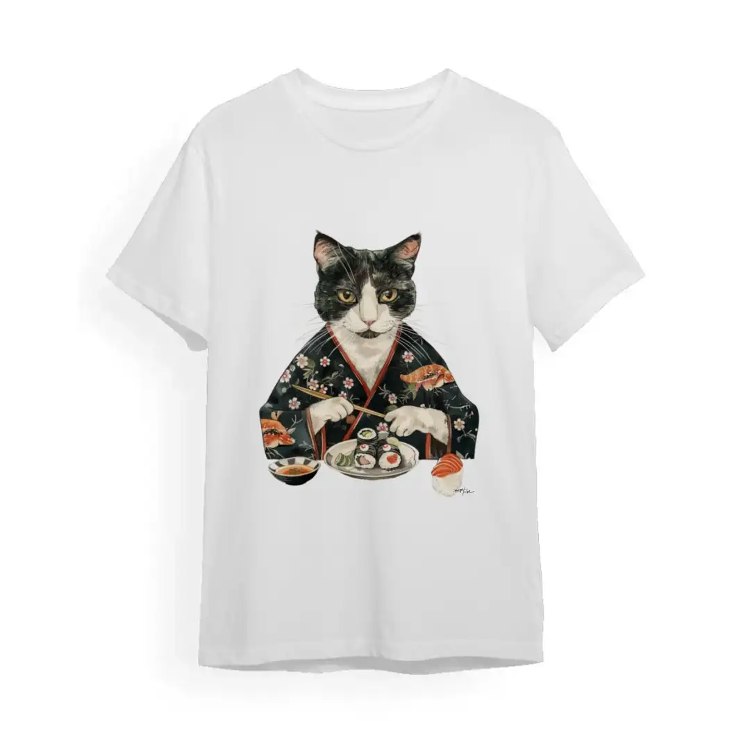 Men's T-shirt Sushi cat 1