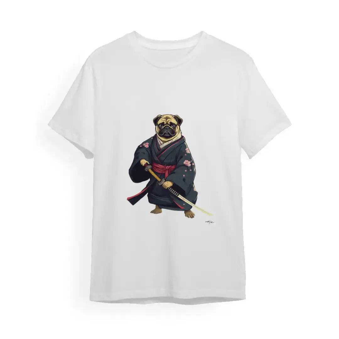 Men's T-shirt Samurai dog