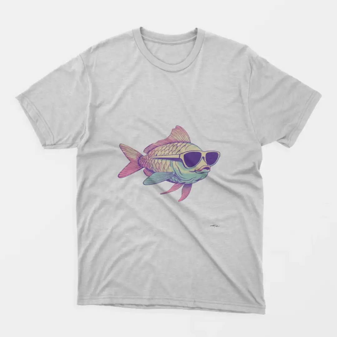 Men's T-shirt Summer Fish