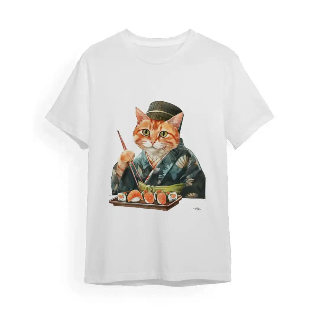 Men's T-shirt Sushi cat 3