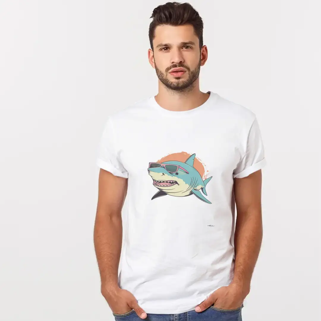 Men's T-shirt Shark