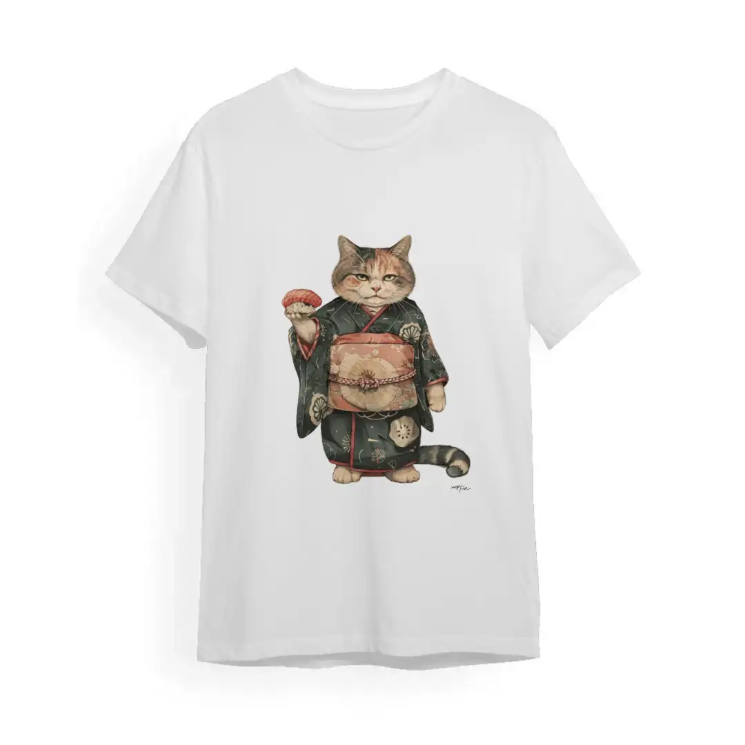Men's T-shirt Sushi cat 4