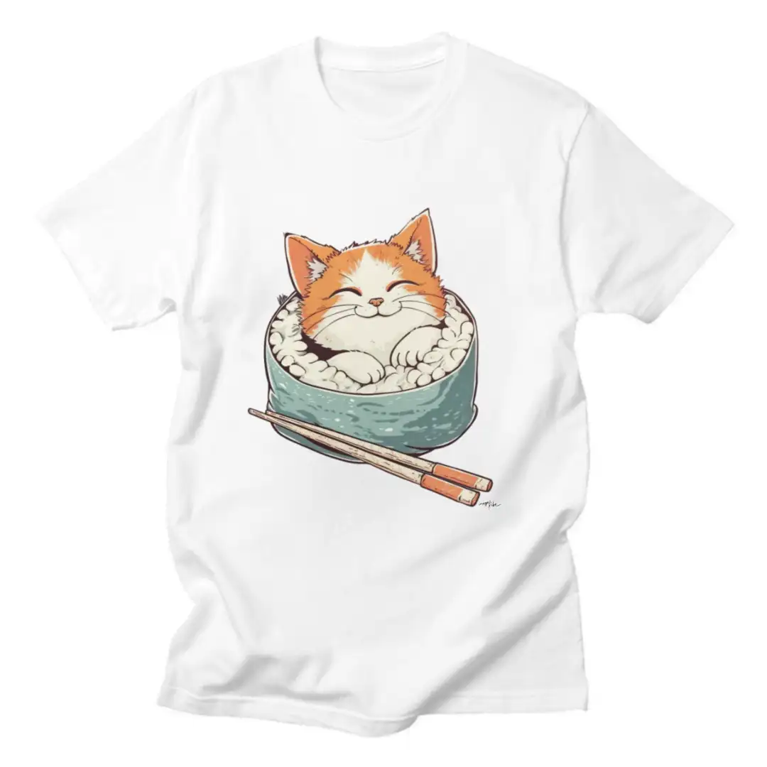 Women's T-shirt Maki cat