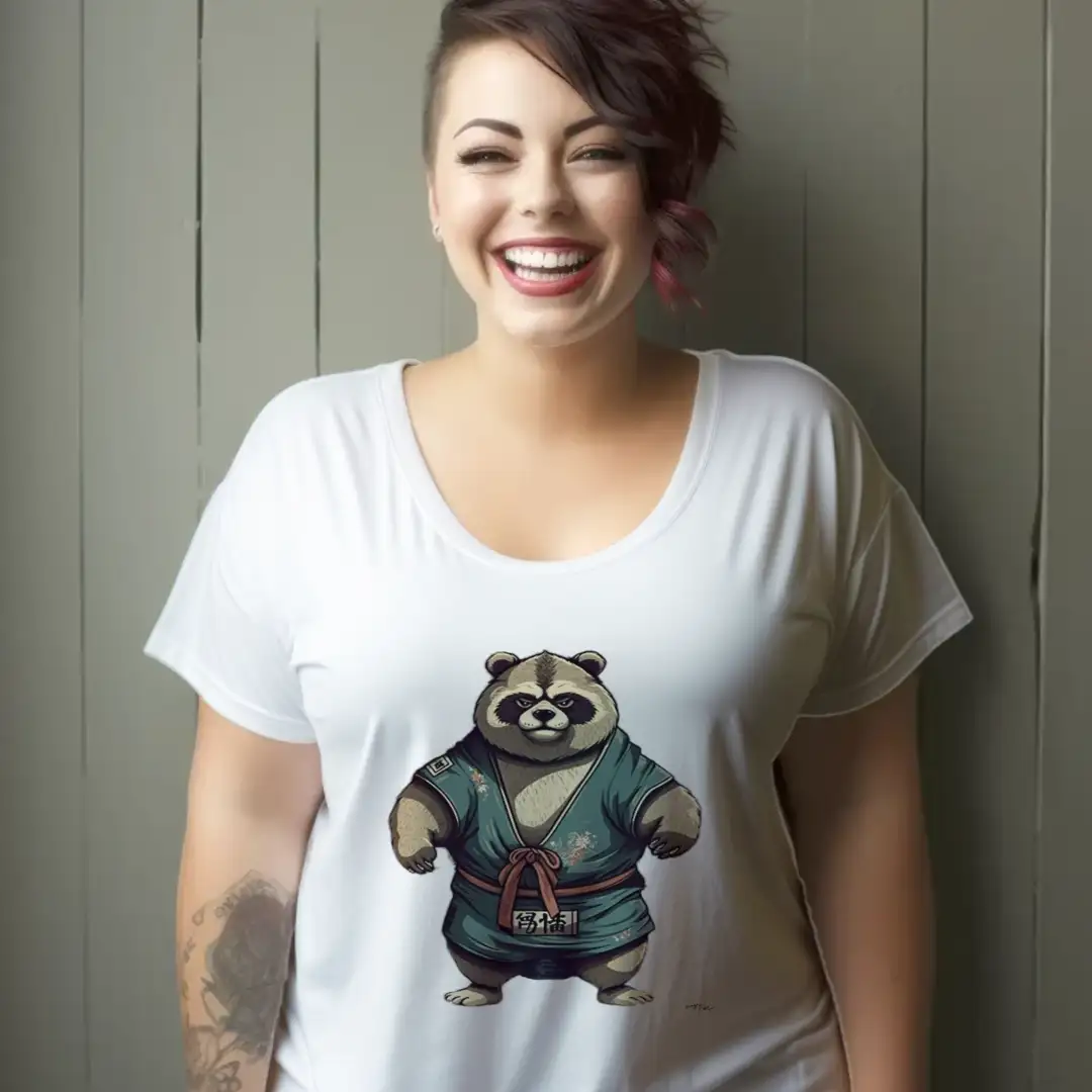 Women's T-shirt Tanuki