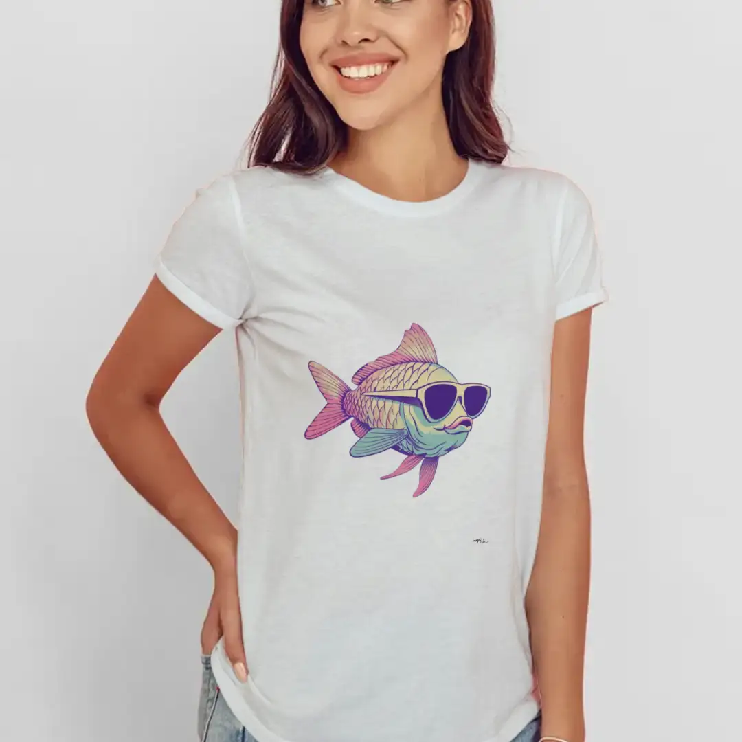 Women's T-shirt Summer Fish