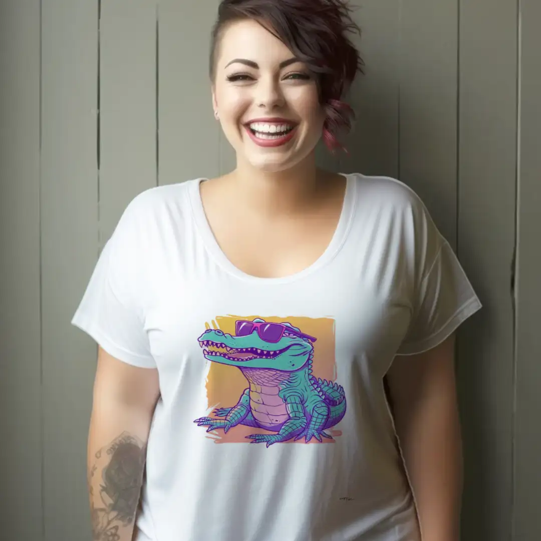 Women's T-shirt Alligator