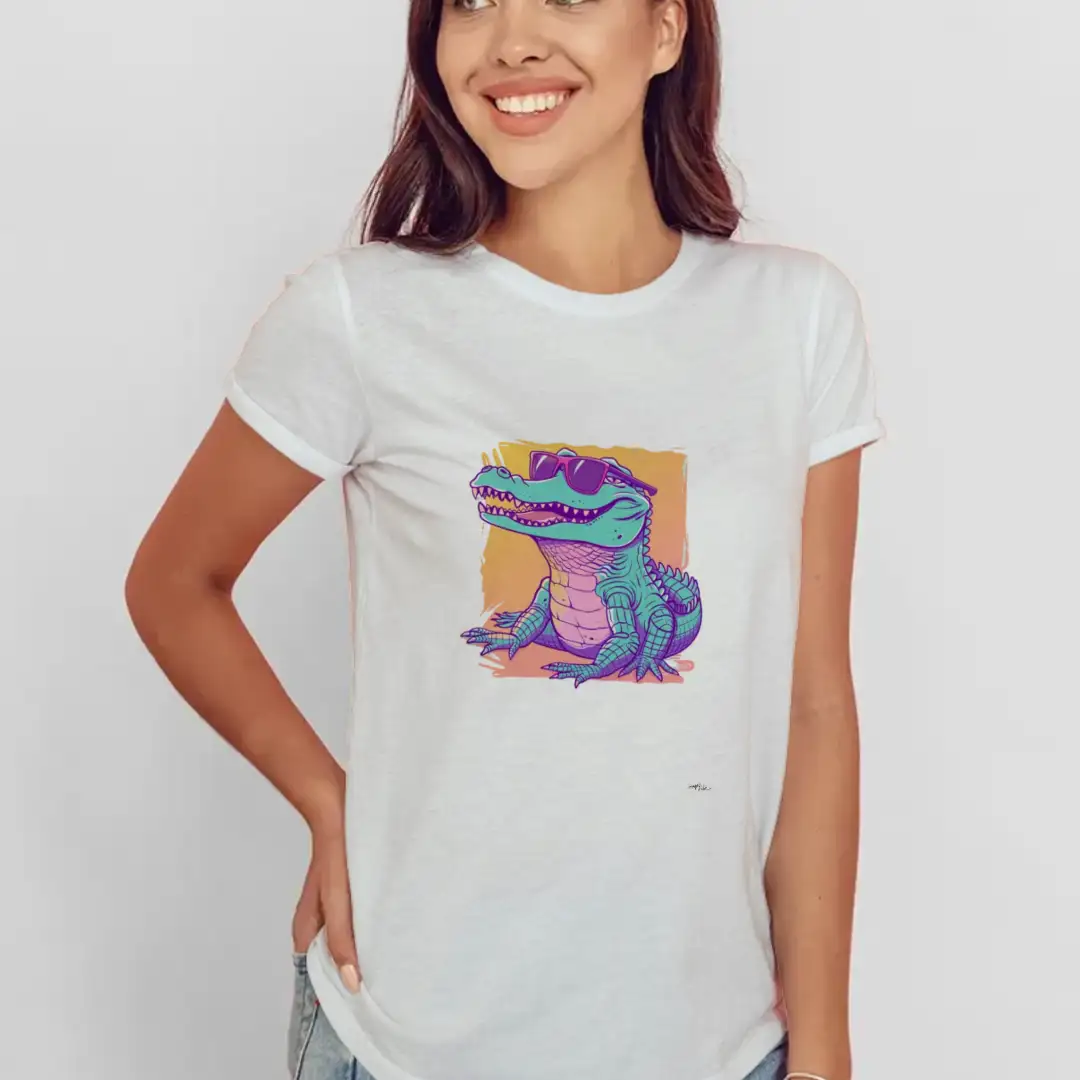 Women's T-shirt Alligator
