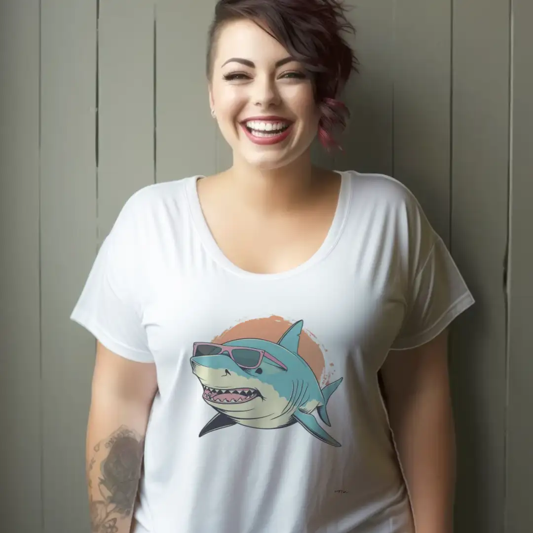 Women's T-shirt Shark
