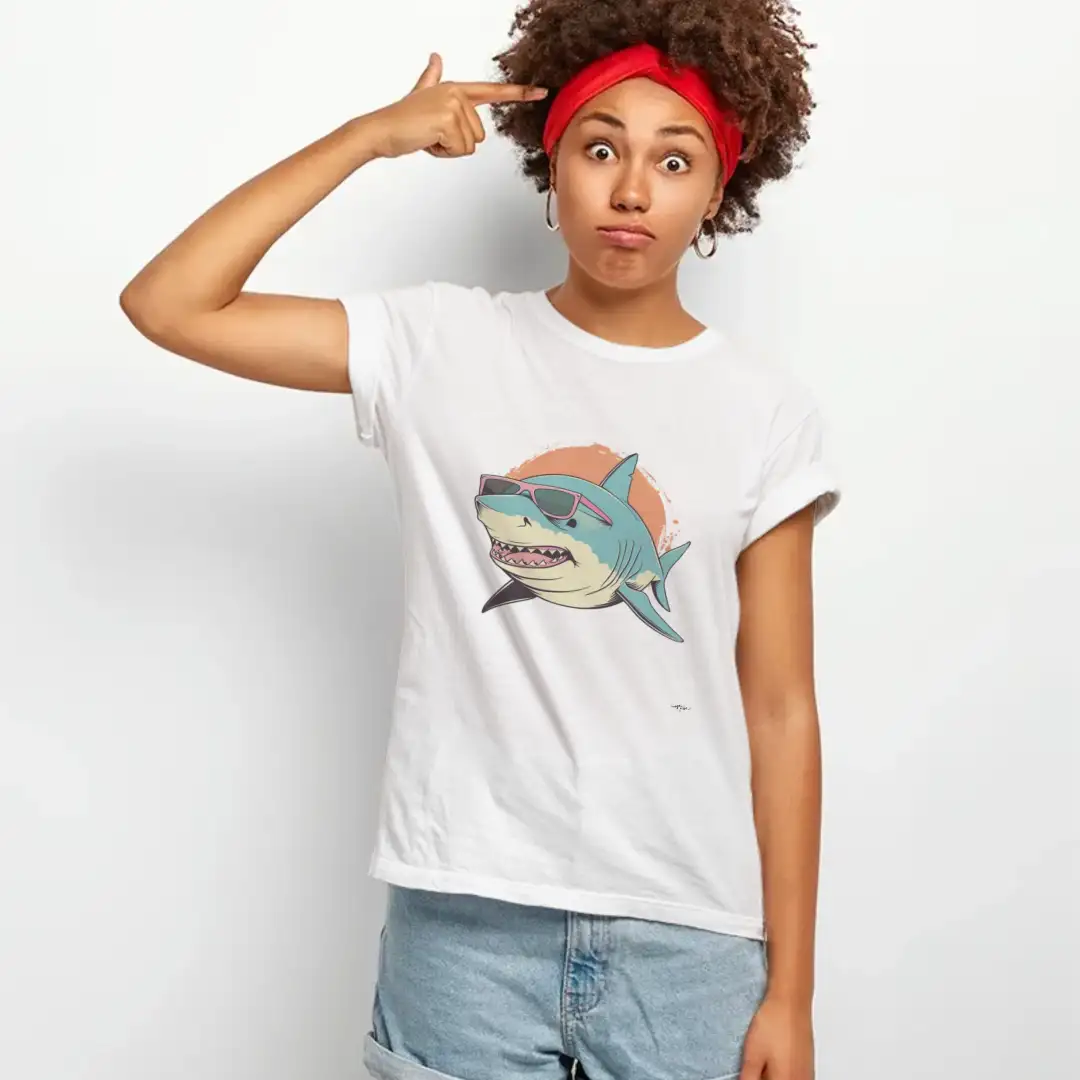 Women's T-shirt Shark