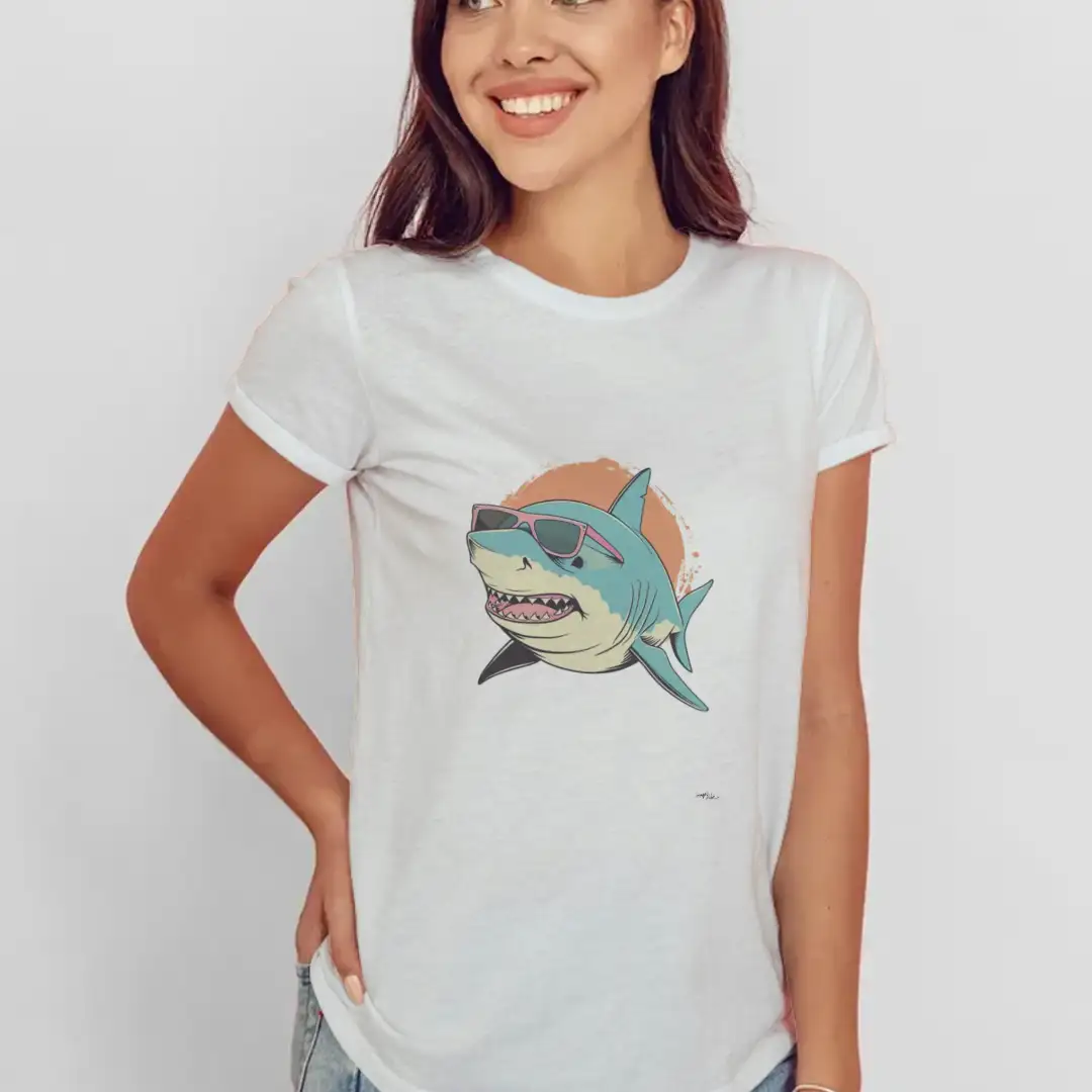 Women's T-shirt Shark