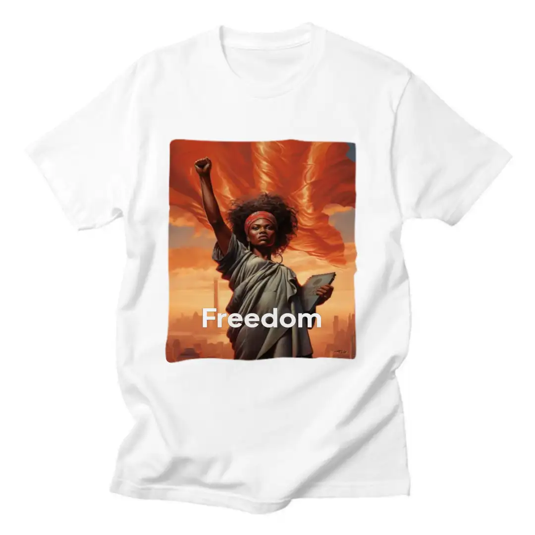 Women's T-shirt Woman of liberty