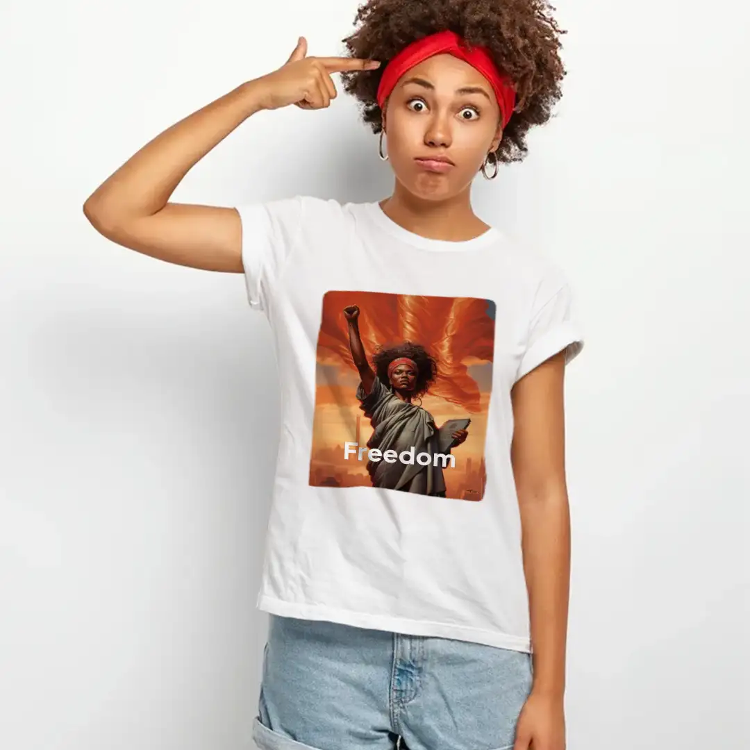 Women's T-shirt Woman of liberty