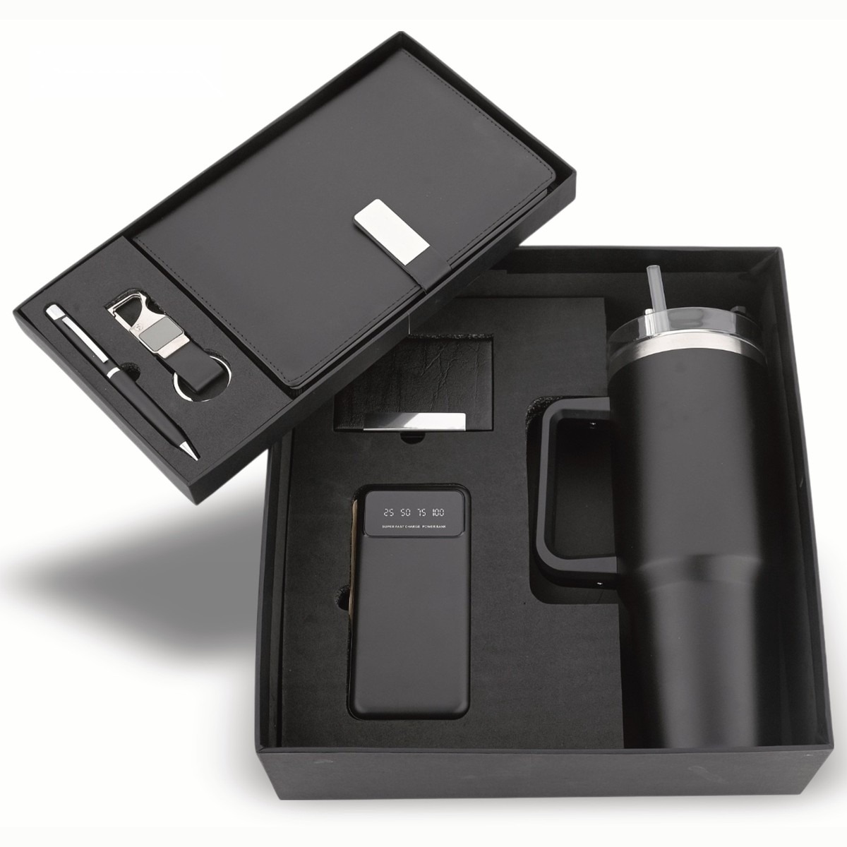 6 in 1 Premium Gift Set with Power Bank
