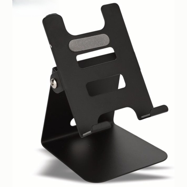 Adjustable Metal Mobile Stand – Black
