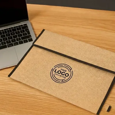 Eco-Friendly Soft-Bound Jute Folder