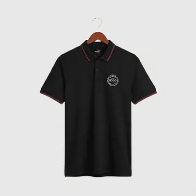 PUMA Ess Pique Tipping Polo T-Shirt