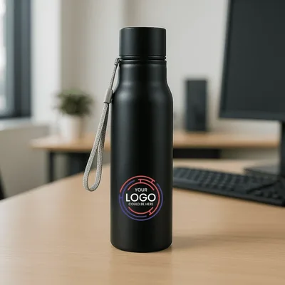 Classic Steel Water Bottle - Black Matte