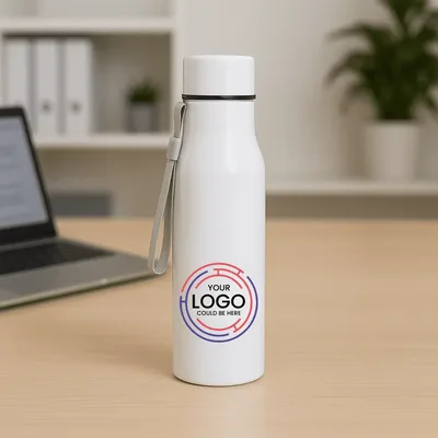 Classic Steel Water Bottle - White