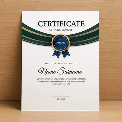 Custom Certificates - A4/ A5