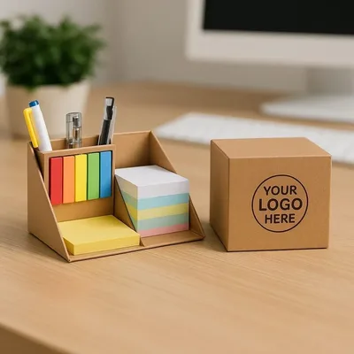 Desktop Cube with Sticky Notes