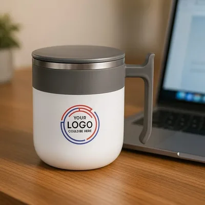 Insulated Double Wall Coffee Mug with Lid