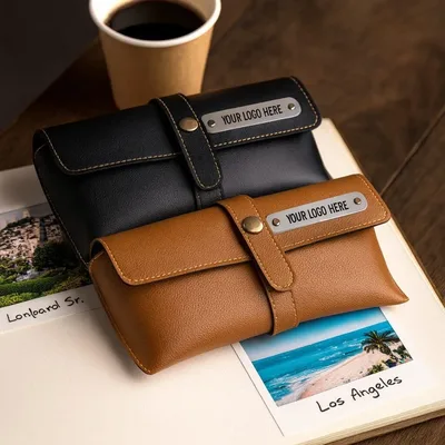 Premium PU Leather Sunglass Pouch