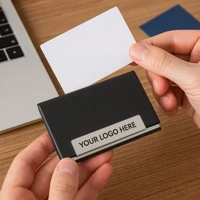 Premium Metal Business Card Holder - Style-A