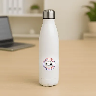 Premium Thermal White Drop Water Bottle