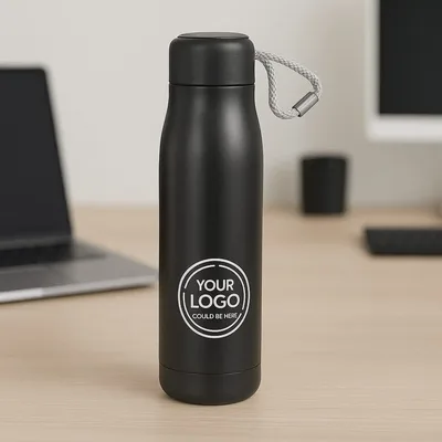 Sleek Vacuum Bottle 500ml - Black
