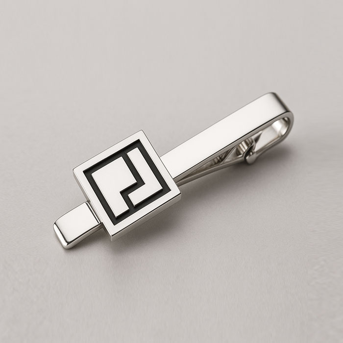 Custom tie clips crafted in Lebanon with premium materials, elegant designs, and high-quality engraving.