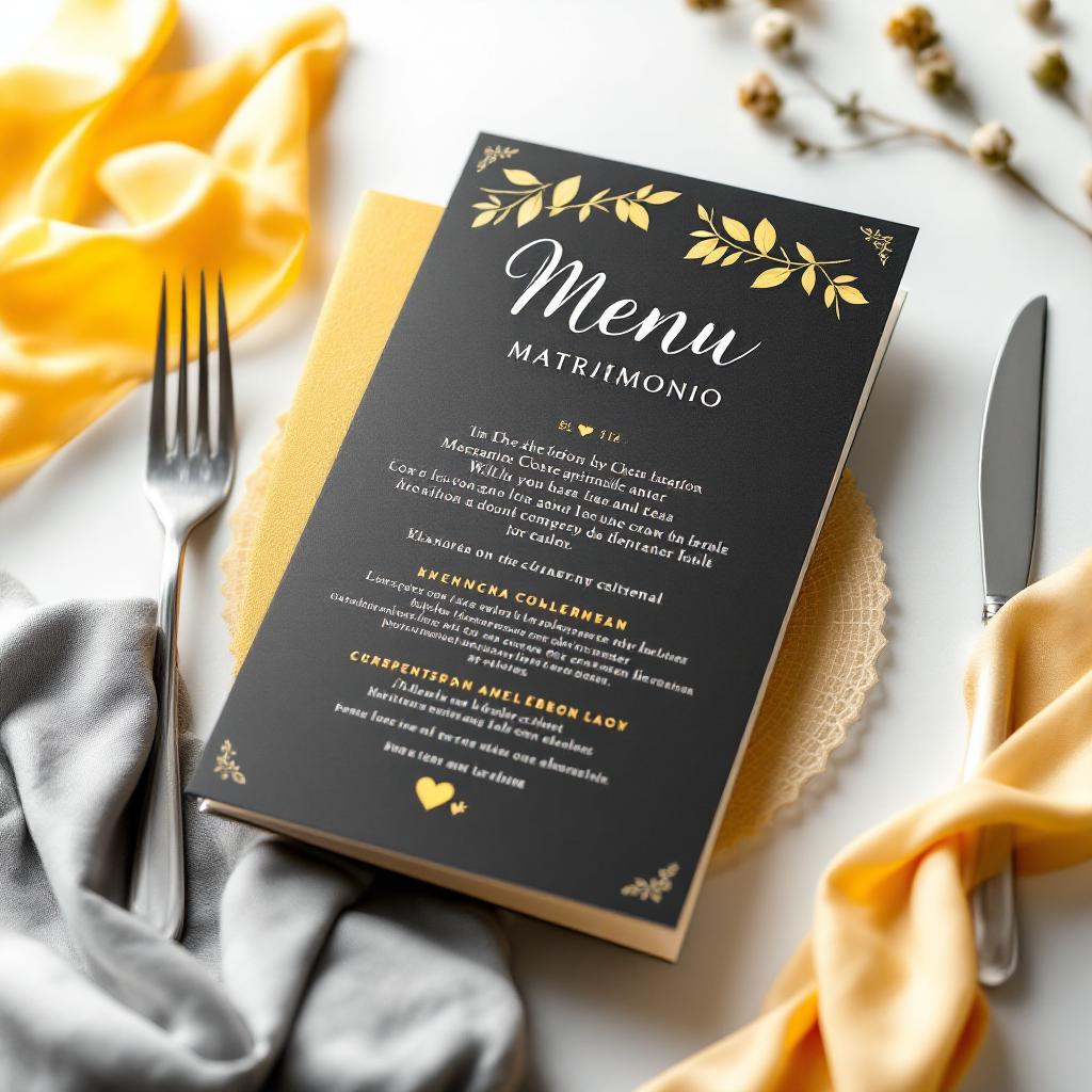 Menu matrimonio