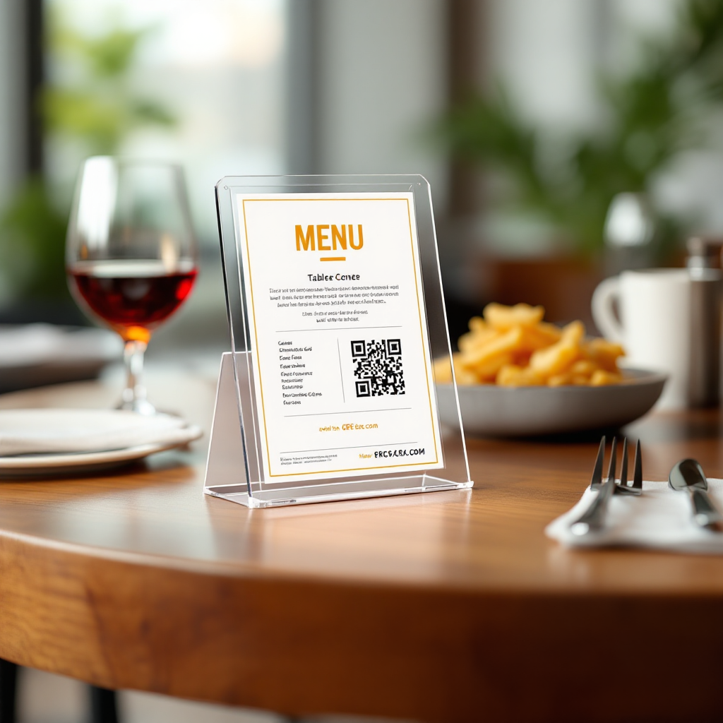 Menù QR code da tavolo