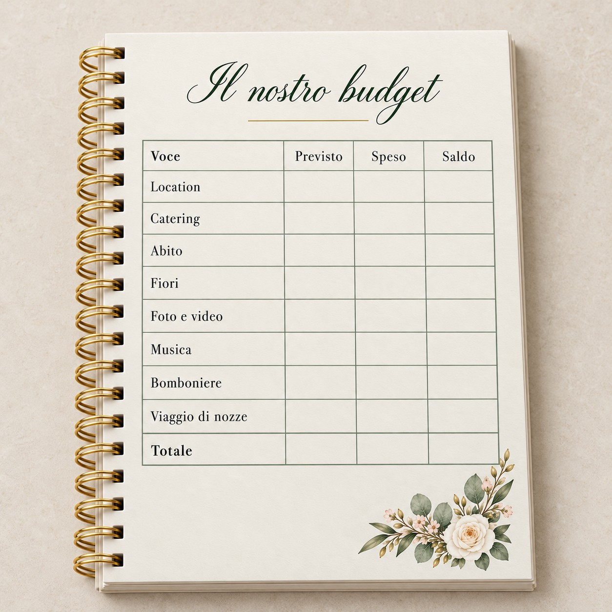 Agenda del Matrimonio personalizzata - Wedding Planner A5 — 5