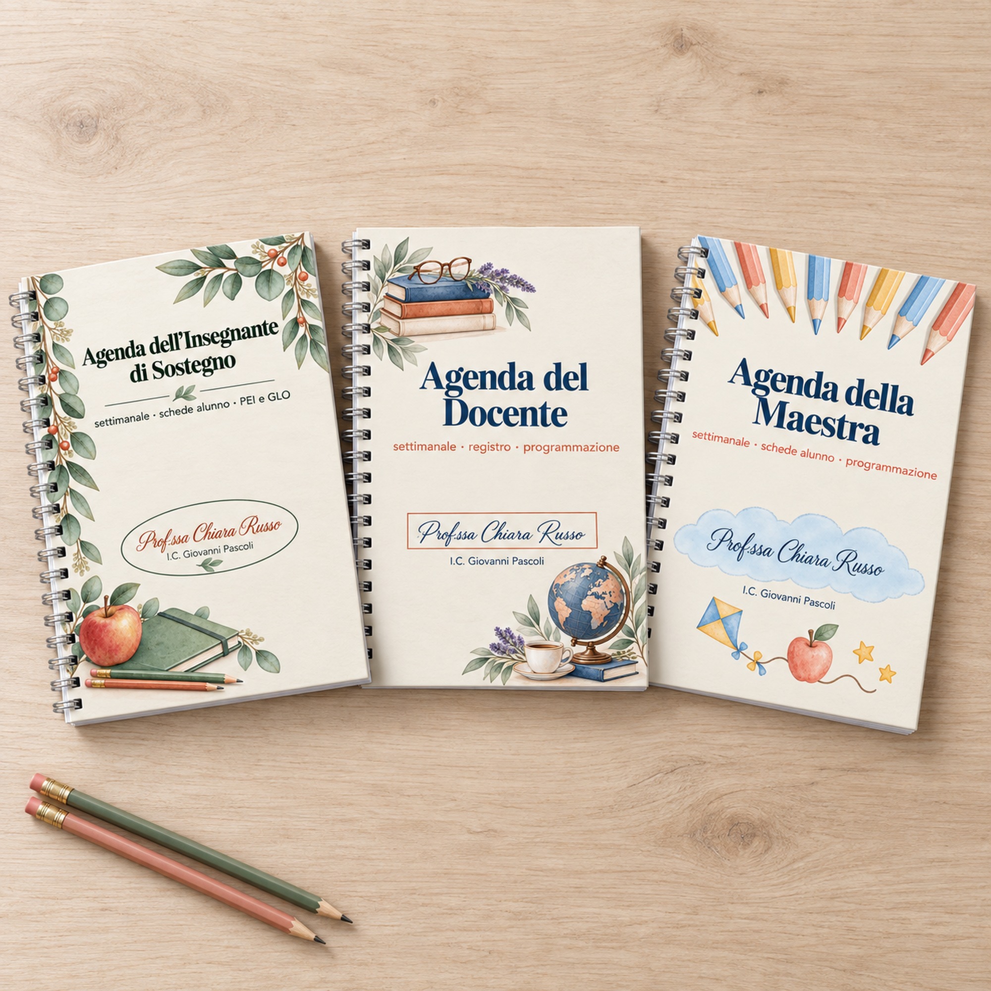 Agenda dell'Insegnante di Sostegno personalizzata A5 — 3