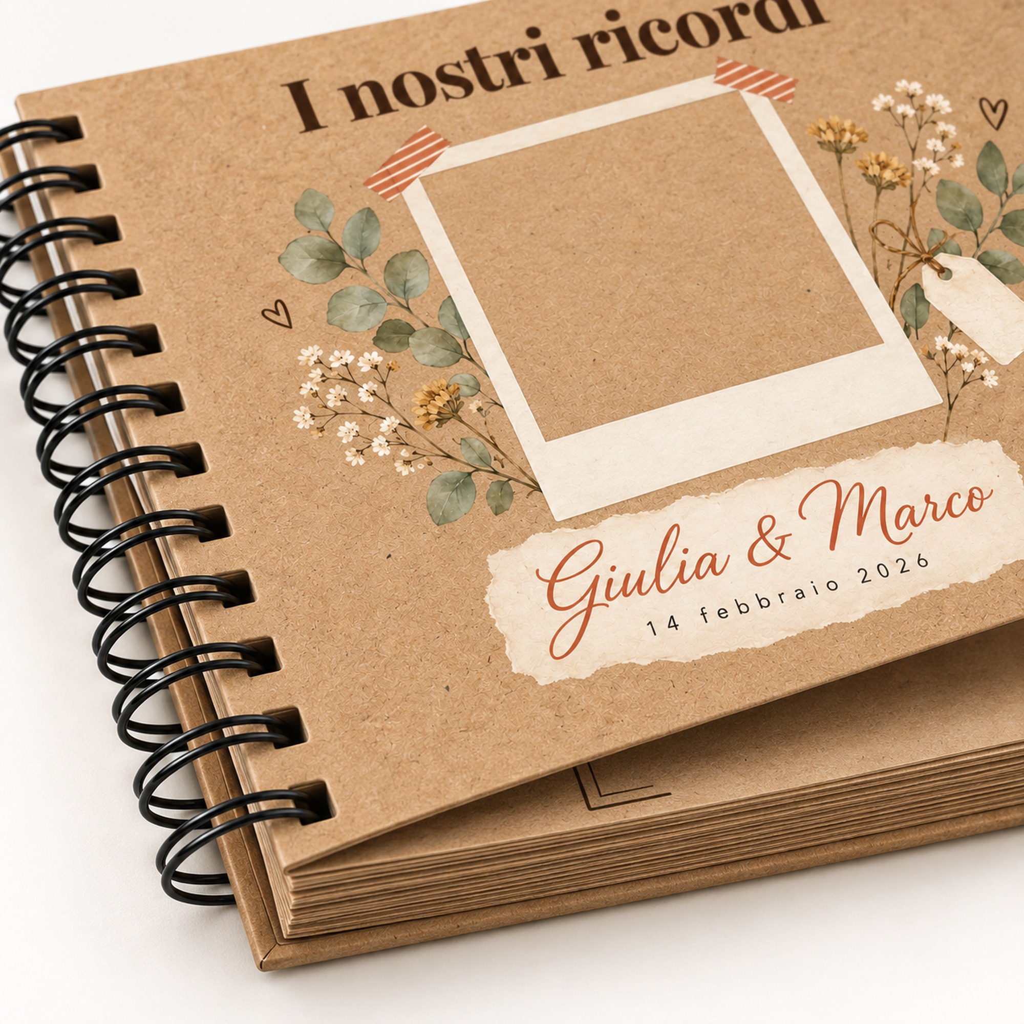 Album Foto Scrapbook Personalizzato 24x17 cm — 6