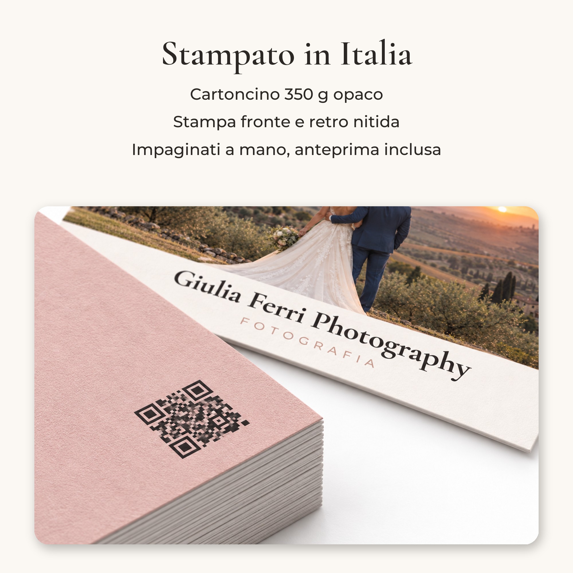 Biglietti da Visita Personalizzati per Fotografi – 100 pz — 8