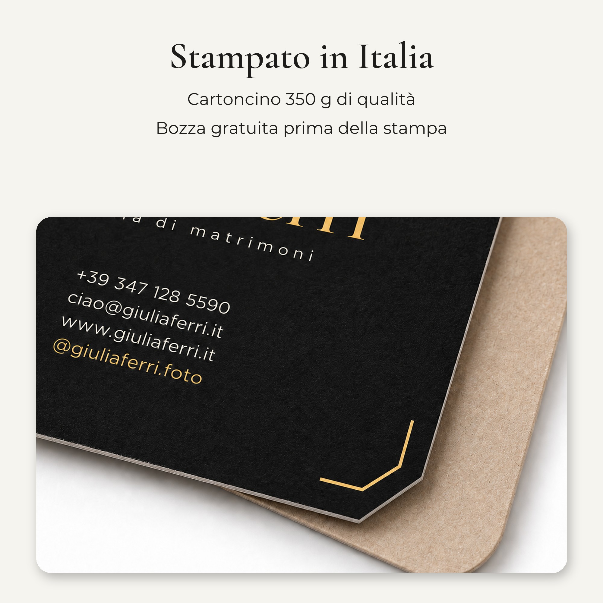 Biglietti da Visita Quadrati Minimal 55x55 mm — 7