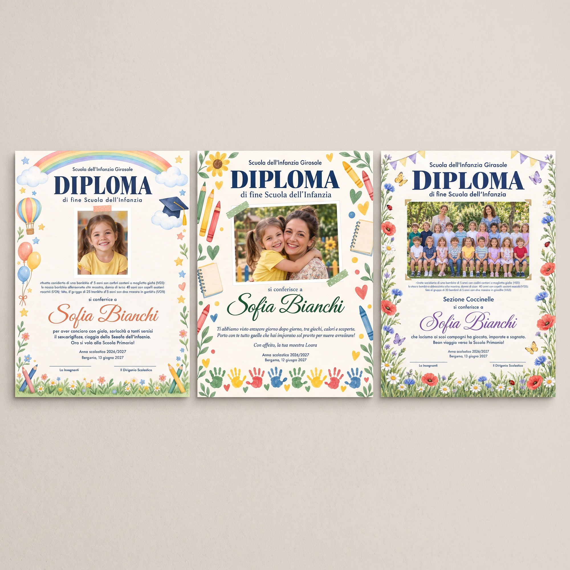 Diploma di Fine Scuola dell'Infanzia Personalizzato — 3