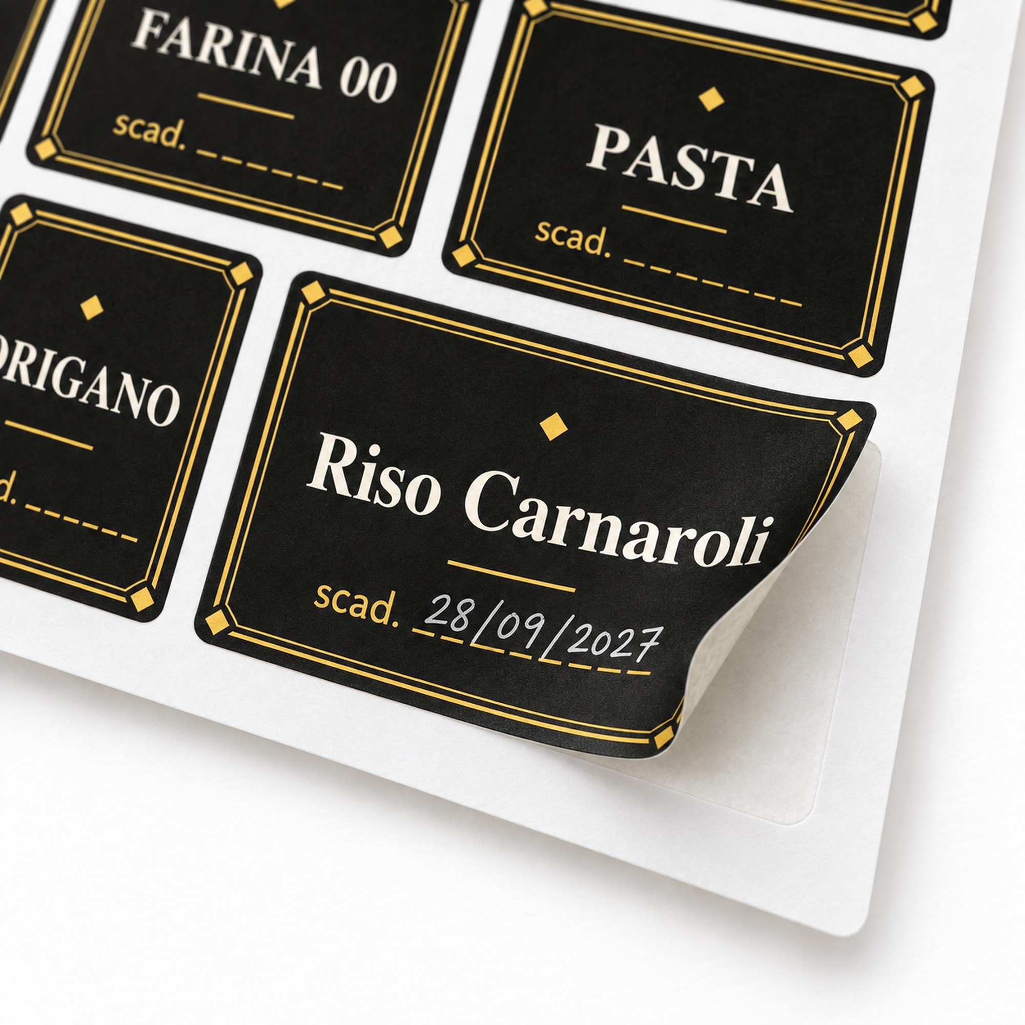 Set Etichette Adesive per Dispensa e Barattoli — 6