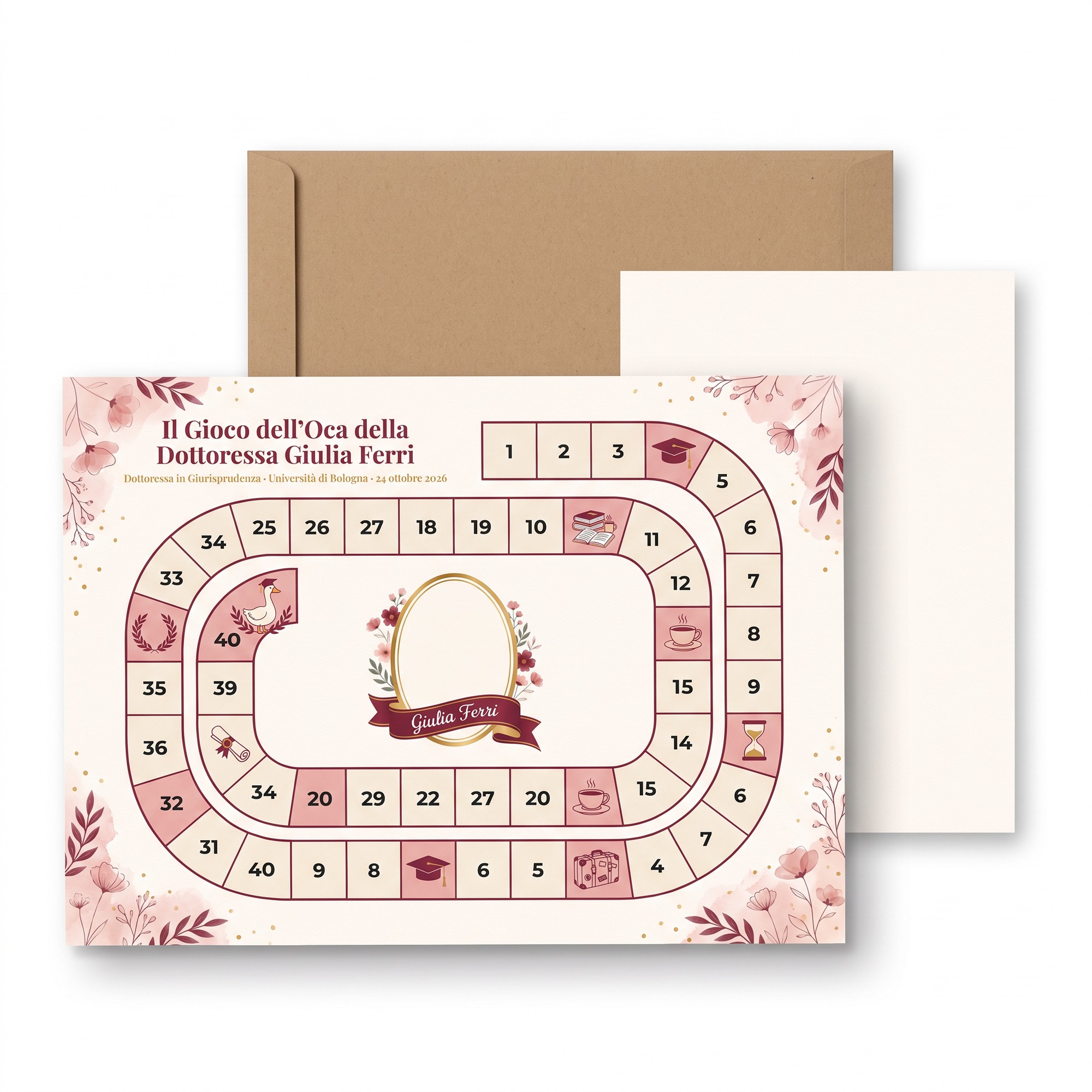 Lei · Rosa cipria e oro